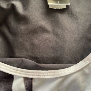 Stylish Gray and White Women's Top